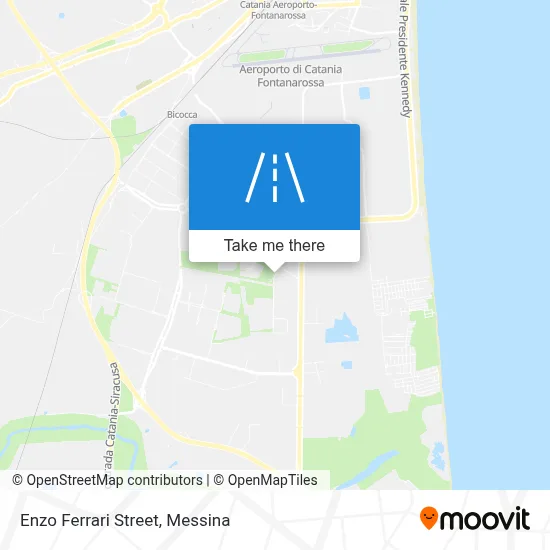 Enzo Ferrari Street map