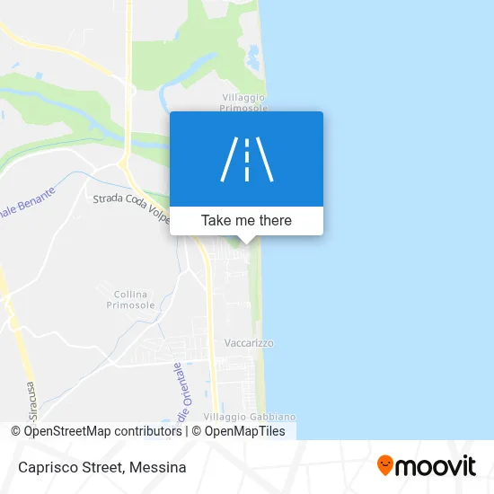 Caprisco Street map