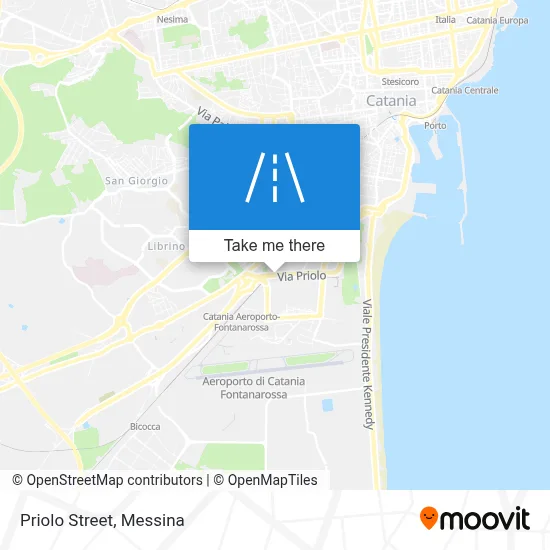 Priolo Street map
