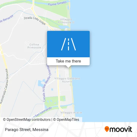 Parago Street map