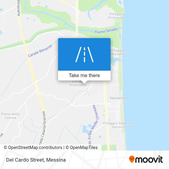 Del Cardo Street map