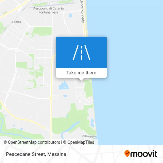 Pescecane Street map