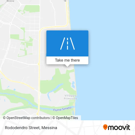 Rododendro Street map