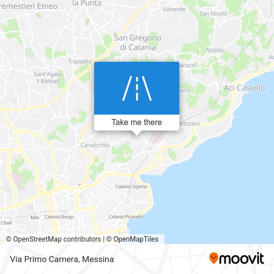 Via Primo Carnera map
