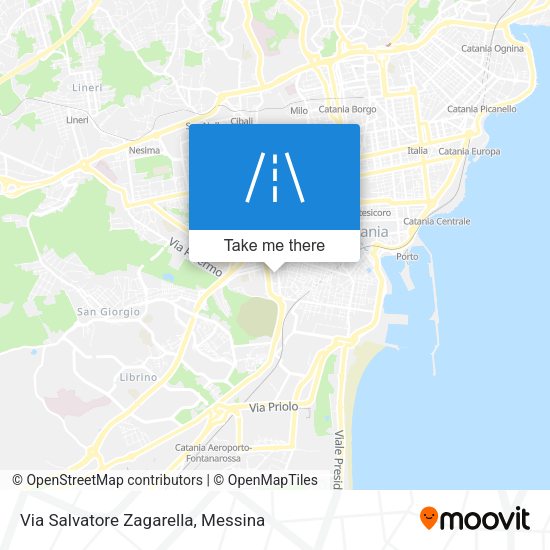 Via Salvatore Zagarella map