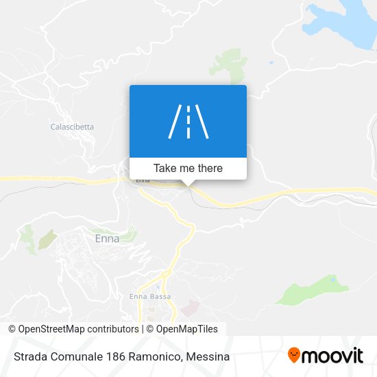 Strada Comunale 186 Ramonico map