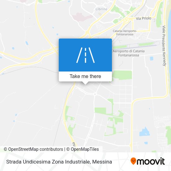Strada Undicesima Zona Industriale map