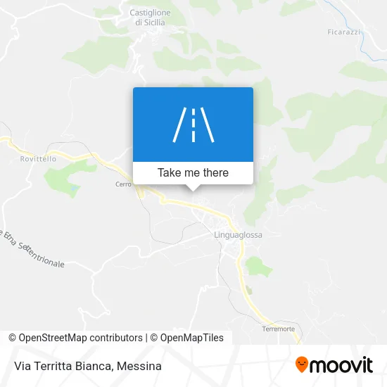 Via Territta Bianca map