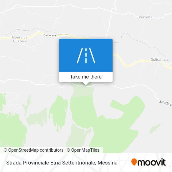 Strada Provinciale Etna Settentrionale map