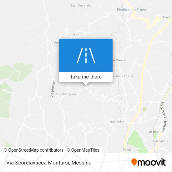 Via Scorciavacca Montarsi map