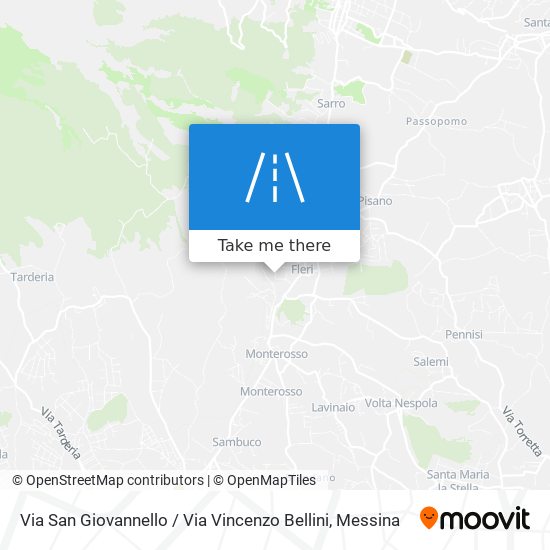 Via San Giovannello / Via Vincenzo Bellini map