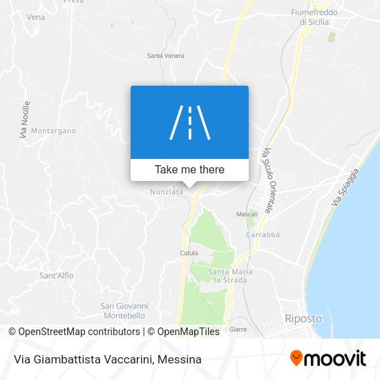 Via Giambattista Vaccarini map
