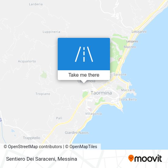 Sentiero Dei Saraceni map