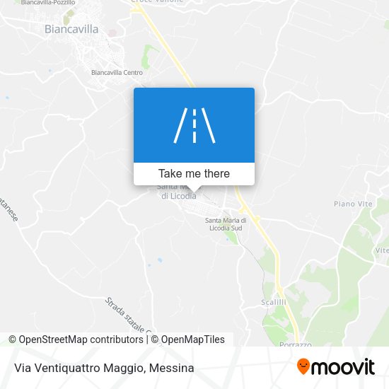 Via Ventiquattro Maggio map