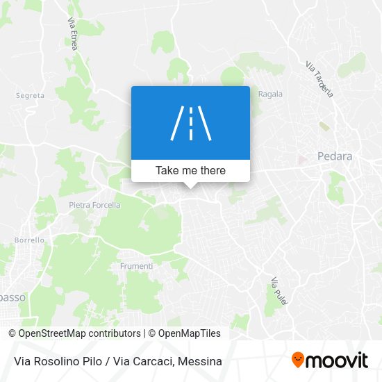 Via Rosolino Pilo / Via Carcaci map