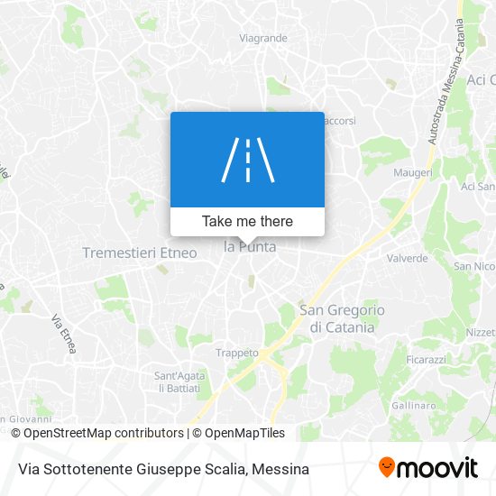 Via Sottotenente Giuseppe Scalia map