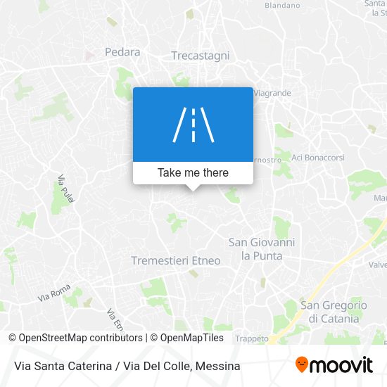 Via Santa Caterina / Via Del Colle map