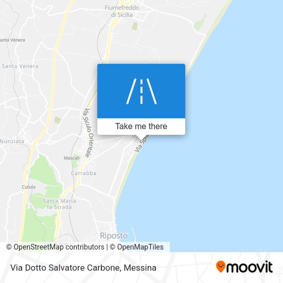 Via Dotto Salvatore Carbone map