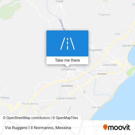 Via Ruggero I Il Normanno map