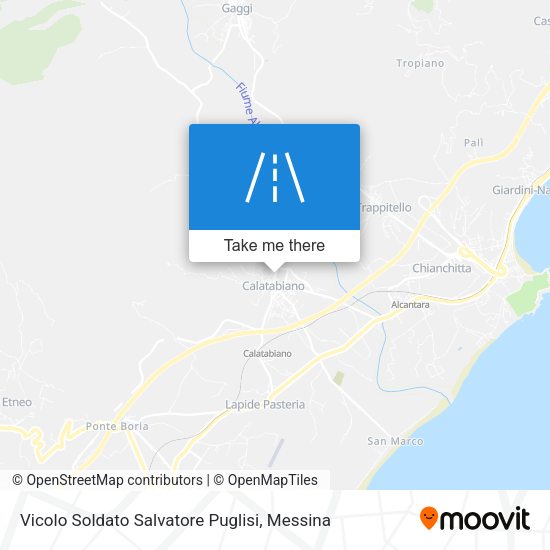 Vicolo Soldato Salvatore Puglisi map