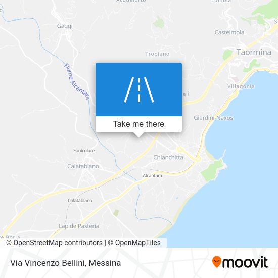 Via Vincenzo Bellini map