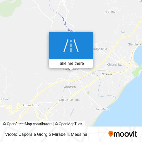 Vicolo Caporale Giorgio Mirabelli map