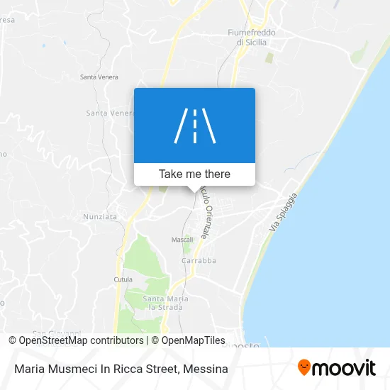 Maria Musmeci In Ricca Street map