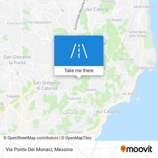 Via Ponte Dei Monaci map