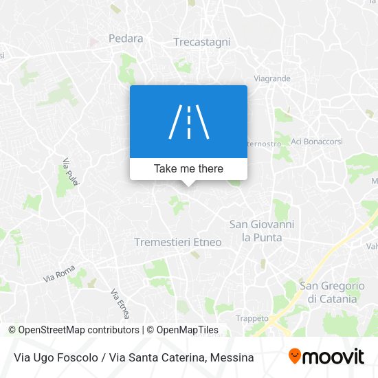 Via Ugo Foscolo / Via Santa Caterina map