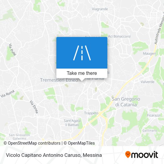 Vicolo Capitano Antonino Caruso map