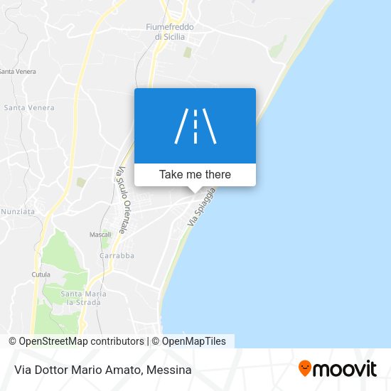 Via Dottor Mario Amato map
