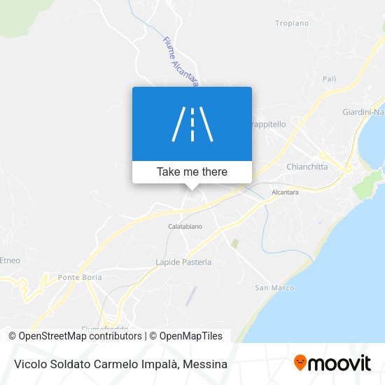 Vicolo Soldato Carmelo Impalà map