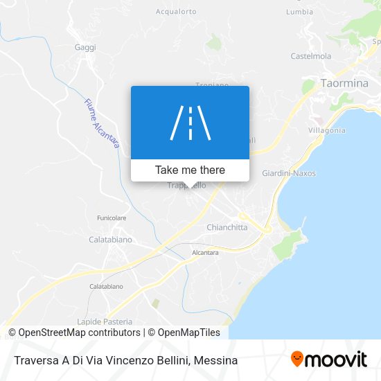 Traversa A Di Via Vincenzo Bellini map
