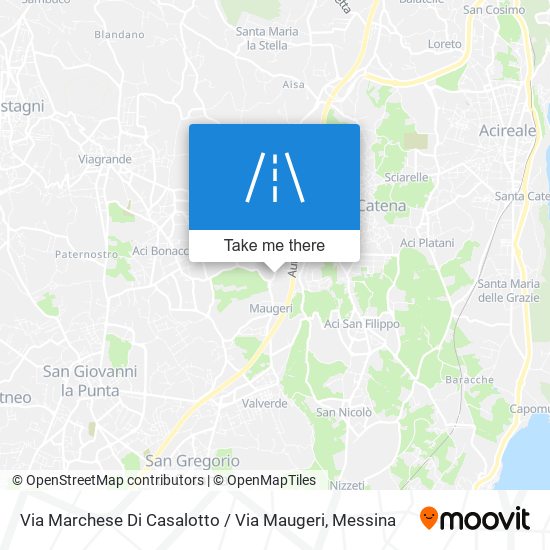 Via Marchese Di Casalotto / Via Maugeri map