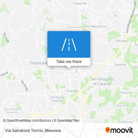 Via Salvatore Torrisi map