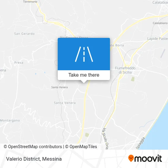 Valerio District map