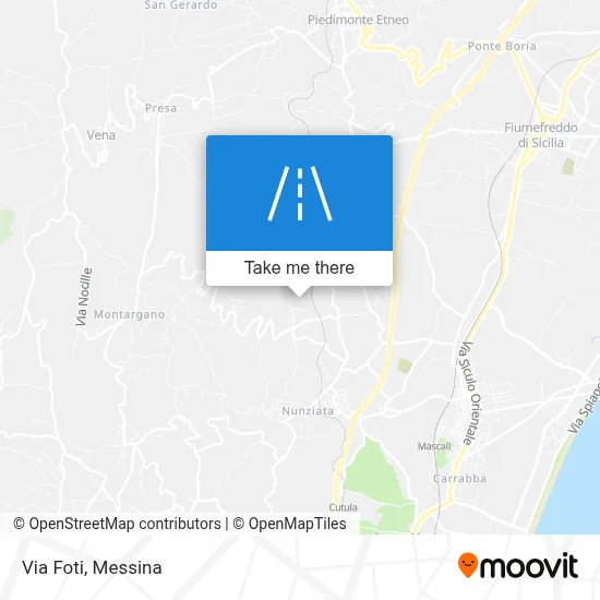 Via Foti map