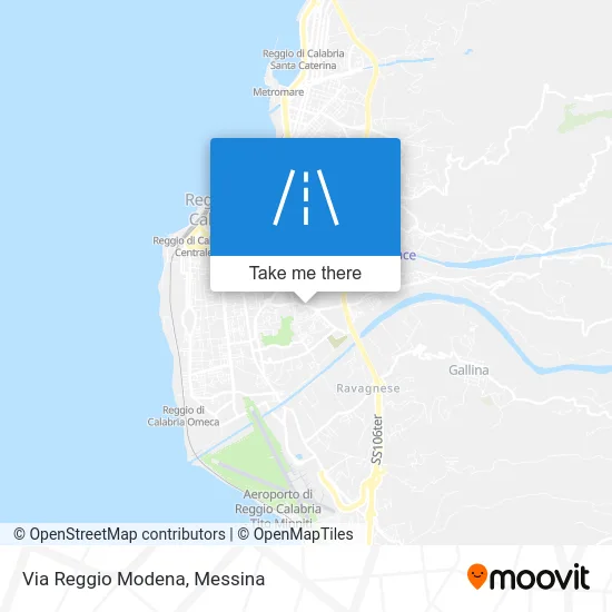 Reggio Modena Street map