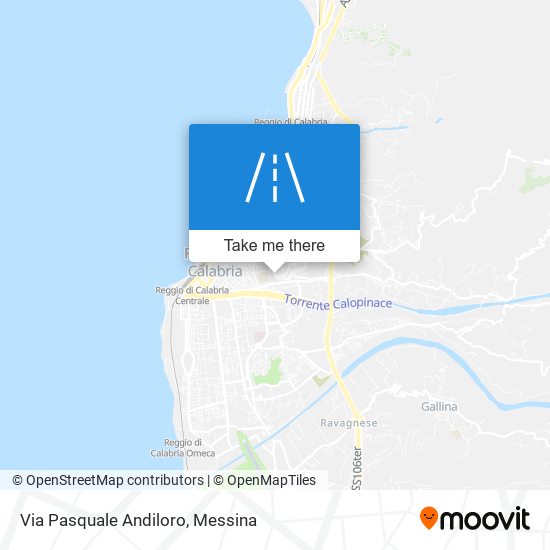 Via Pasquale Andiloro map