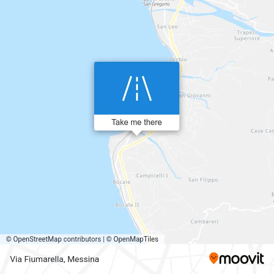 Fiumarella Street map