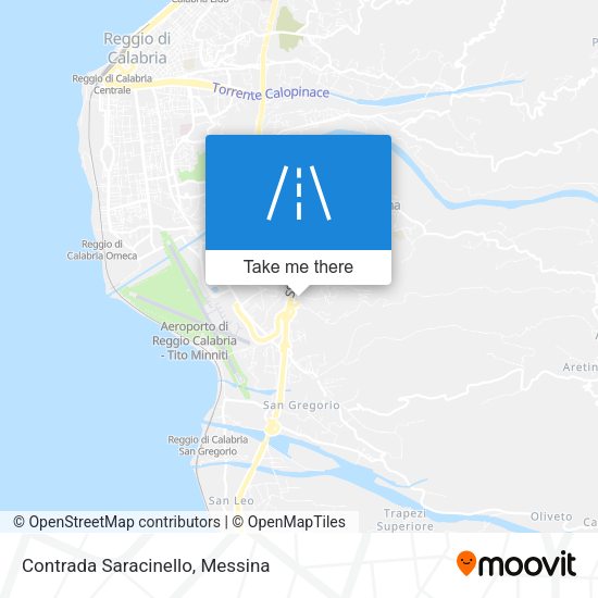 Contrada Saracinello map
