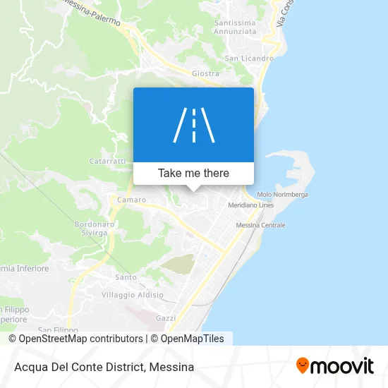 Acqua Del Conte District map