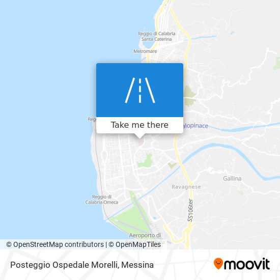 Posteggio Ospedale Morelli map