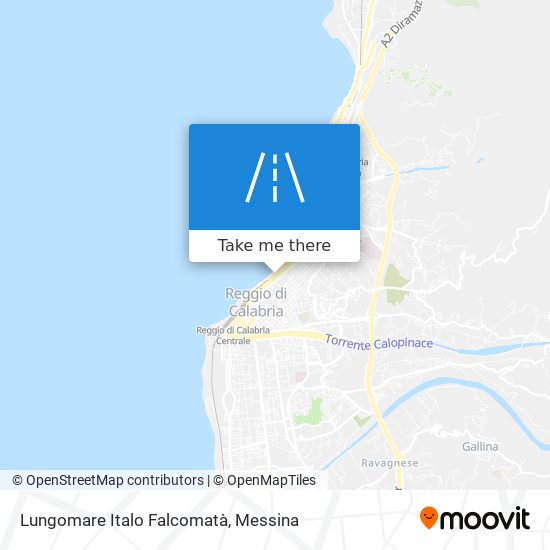 Lungomare Italo Falcomatà map