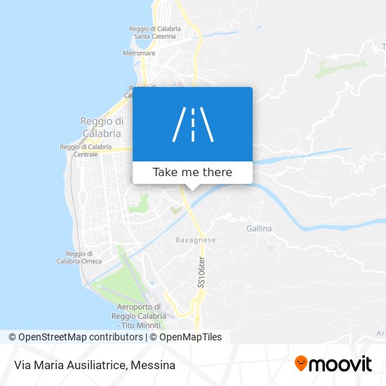 Via Maria Ausiliatrice map