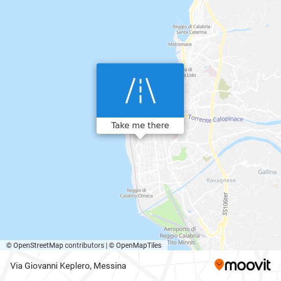 Via Giovanni Keplero map