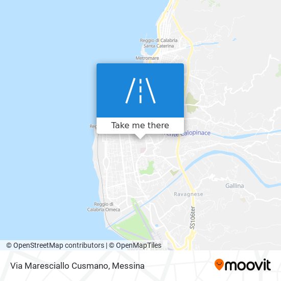 Via Maresciallo Cusmano map