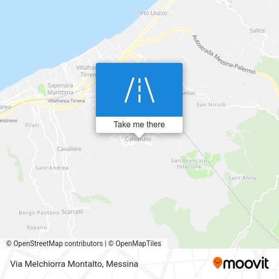 Via Melchiorra Montalto map