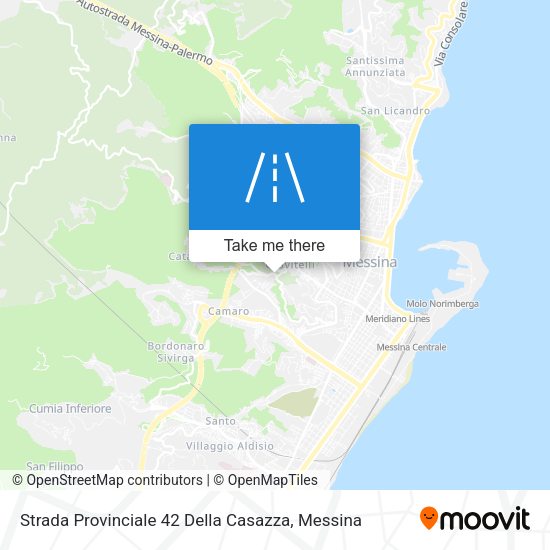 Strada Provinciale 42 Della Casazza map