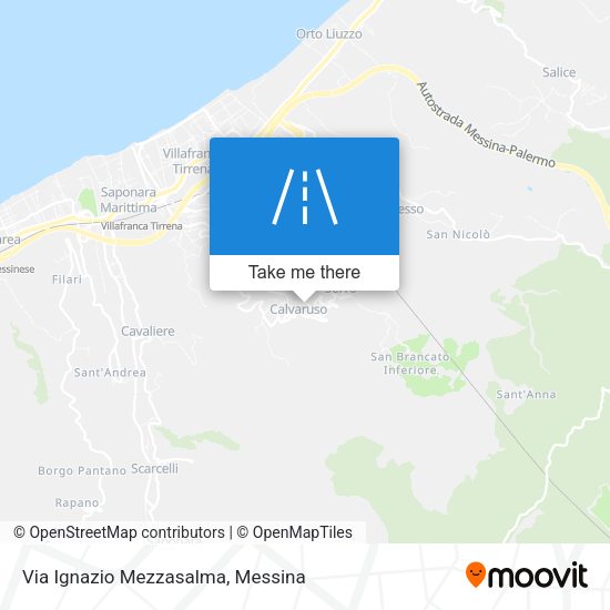 Via Ignazio Mezzasalma map